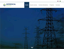 Tablet Screenshot of diferencialenergia.com.br